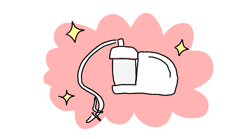 電動の鼻水吸引器